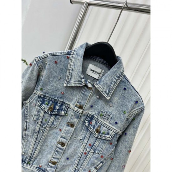 2024SS Long Sleeve Shirt MIU MIU Latest Hot Topic 2024SS Long Sleeve Shirt MIU MIU Latest Hot Topic