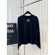 2024SS Long Sleeve T-shirt MIU MIU Feminine!Popular 2024SS Long Sleeve T-shirt MIU MIU Feminine!Popular