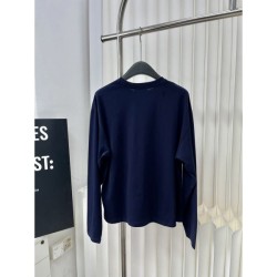 2024SS Long Sleeve T-shirt MIU MIU Feminine!Popular