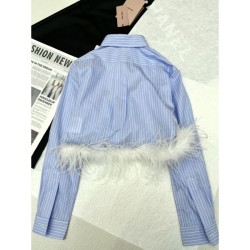 2024SS Long Sleeve Shirt MIU MIU New Season Sale