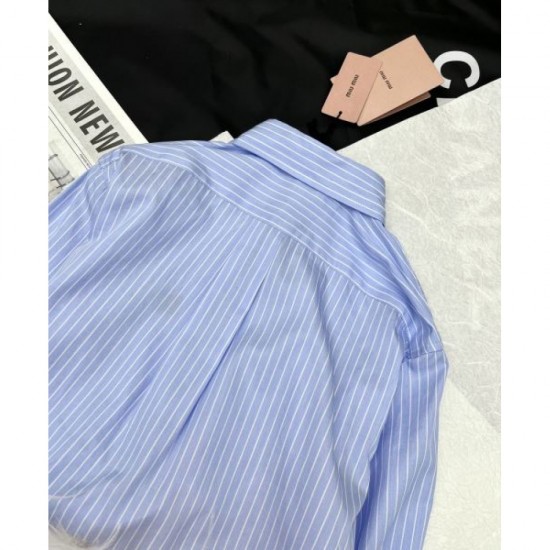2024SS Long Sleeve Shirt MIU MIU New Season Sale 2024SS Long Sleeve Shirt MIU MIU New Season Sale