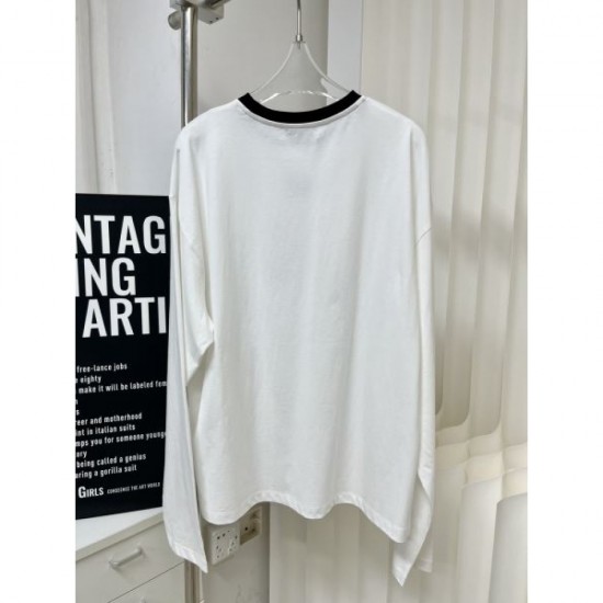 2024SS Long sleeve T-shirt MIU MIU Miu Miu Limited to 1 item of each color 2024SS Long sleeve T-shirt MIU MIU Miu Miu Limited to 1 item of each color