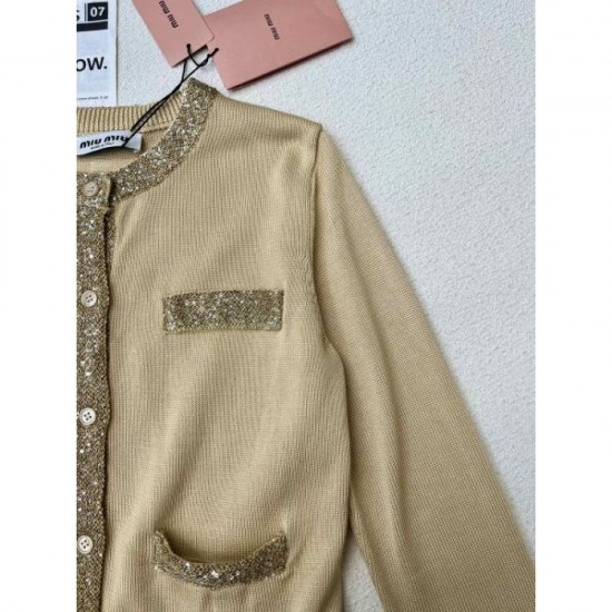 2024SS Long Sleeve Knit MIU MIU New Season Sale 2024SS Long Sleeve Knit MIU MIU New Season Sale