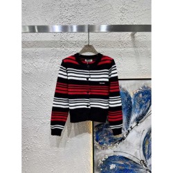 MIU MIU Cardigan 2024FW Celebrity favorite brand