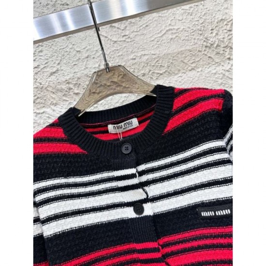 MIU MIU Cardigan 2024FW Celebrity favorite brand MIU MIU Cardigan 2024FW Celebrity favorite brand