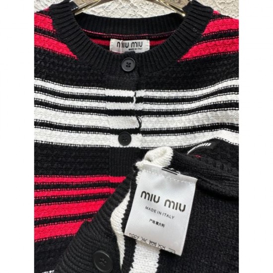 MIU MIU Cardigan 2024FW Celebrity favorite brand MIU MIU Cardigan 2024FW Celebrity favorite brand