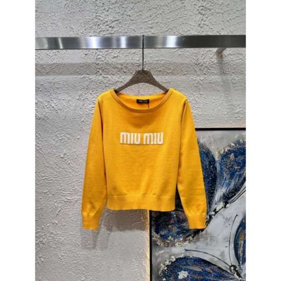 MIU MIU Miu Miu Pullover Knit 2024FW New Favorite Celebrities MIU MIU Miu Miu Pullover Knit 2024FW New Favorite Celebrities