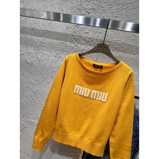 MIU MIU Miu Miu Pullover Knit 2024FW New Favorite Celebrities MIU MIU Miu Miu Pullover Knit 2024FW New Favorite Celebrities