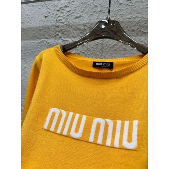 MIU MIU Miu Miu Pullover Knit 2024FW New Favorite Celebrities MIU MIU Miu Miu Pullover Knit 2024FW New Favorite Celebrities