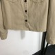 MIU MIU Miu Miu Denim Shirt 2024FW Latest Autumn/Winter Works Sure to Sold Out MIU MIU Miu Miu Denim Shirt 2024FW Latest Autumn/Winter Works Sure to Sold Out