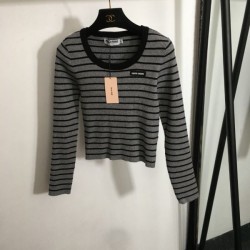 MIU MIU Pullover knit 2024FW Fall/Winter arrival I definitely want it