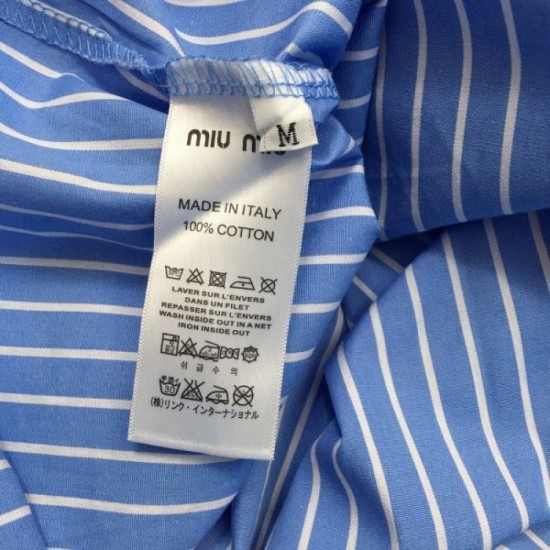 MIU MIU Long sleeve shirt 2024FW No. 1 in total cumulative sales MIU MIU Long sleeve shirt 2024FW No. 1 in total cumulative sales