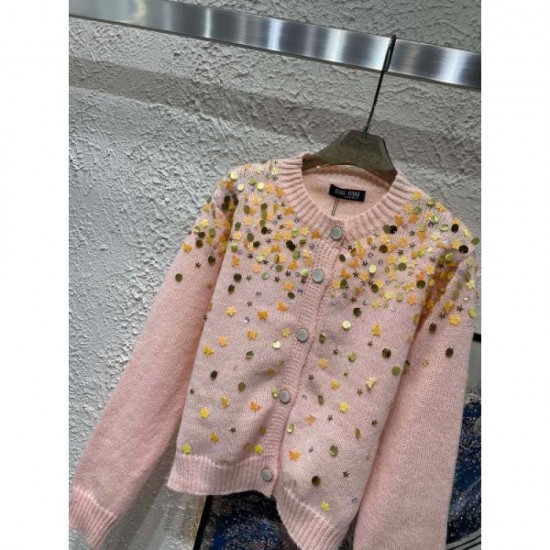 MIU MIU Cardigan 2024FW Latest Fall/Winter Items MIU MIU Cardigan 2024FW Latest Fall/Winter Items