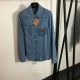 MIU MIU Miu Miu Denim Shirt 2024FW Fall/Winter Super Popular Sold Out Immediately MIU MIU Miu Miu Denim Shirt 2024FW Fall/Winter Super Popular Sold Out Immediately