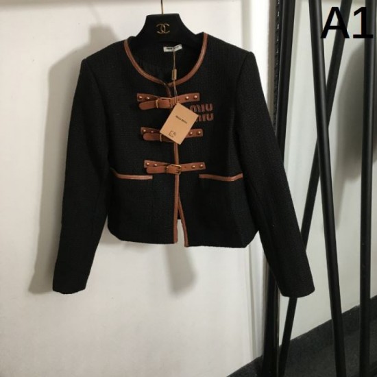 MIU MIU Miu Miu Coat 2024FW Hot Feature Not yet in stock in Japan MIU MIU Miu Miu Coat 2024FW Hot Feature Not yet in stock in Japan