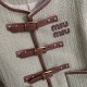 MIU MIU Miu Miu Coat 2024FW Hot Feature Not yet in stock in Japan MIU MIU Miu Miu Coat 2024FW Hot Feature Not yet in stock in Japan