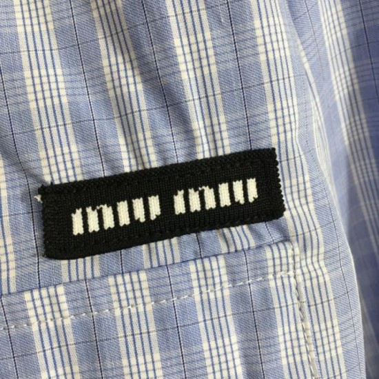 MIU MIU Long Sleeve Shirt 2024FW Unusual at VIP Sale MIU MIU Long Sleeve Shirt 2024FW Unusual at VIP Sale