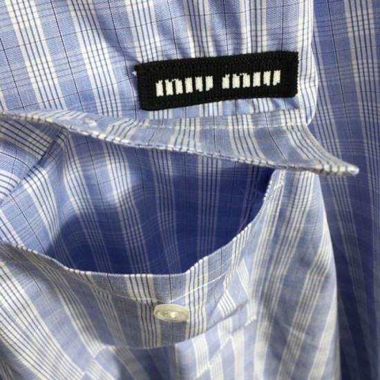MIU MIU Long Sleeve Shirt 2024FW Unusual at VIP Sale MIU MIU Long Sleeve Shirt 2024FW Unusual at VIP Sale
