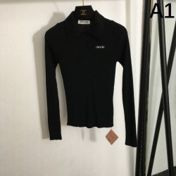 MIU MIU Long sleeve knit 2024FW Popular autumn/winter new item every year