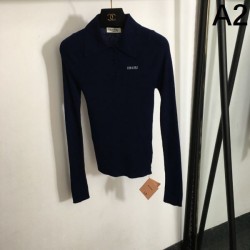 MIU MIU Long sleeve knit 2024FW Popular autumn/winter new item every year