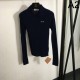 MIU MIU Long sleeve knit 2024FW Popular autumn/winter new item every year MIU MIU Long sleeve knit 2024FW Popular autumn/winter new item every year