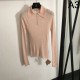 MIU MIU Long sleeve knit 2024FW Popular autumn/winter new item every year MIU MIU Long sleeve knit 2024FW Popular autumn/winter new item every year