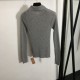 MIU MIU Long sleeve knit 2024FW Popular autumn/winter new item every year MIU MIU Long sleeve knit 2024FW Popular autumn/winter new item every year