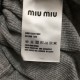 MIU MIU Long sleeve knit 2024FW Popular autumn/winter new item every year MIU MIU Long sleeve knit 2024FW Popular autumn/winter new item every year