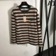 MIU MIU Long Sleeve T-shirt 2024FW Limited Edition Popular No.1 MIU MIU Long Sleeve T-shirt 2024FW Limited Edition Popular No.1