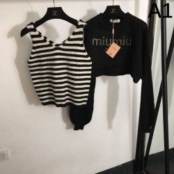 MIU MIU Miu Miu Knit Set 2024FW New Product ☆ Sure to be sold out