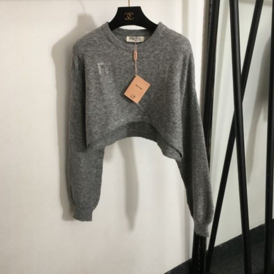 MIU MIU Miu Miu Knit Set 2024FW New Product ☆ Sure to be sold out MIU MIU Miu Miu Knit Set 2024FW New Product ☆ Sure to be sold out