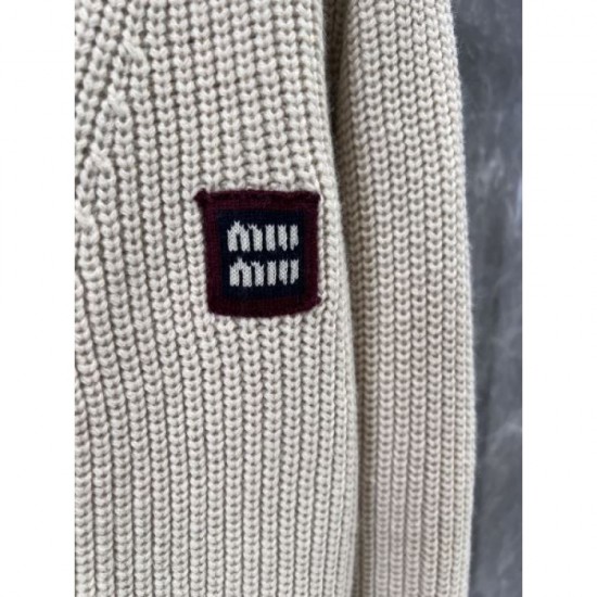 MIU MIU Knit Cardigan 2024FW New item at sale price MIU MIU Knit Cardigan 2024FW New item at sale price