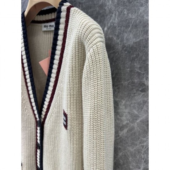 MIU MIU Knit Cardigan 2024FW New item at sale price MIU MIU Knit Cardigan 2024FW New item at sale price