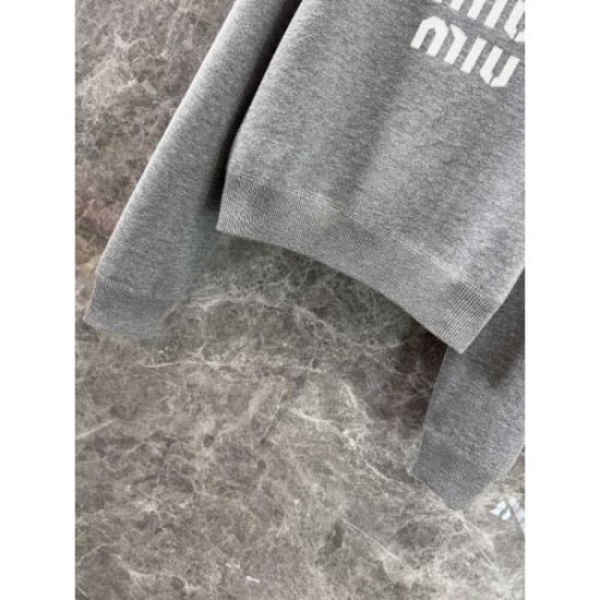 MIU MIU Miu Miu Sweater 2024FW Easy to balance MIU MIU Miu Miu Sweater 2024FW Easy to balance