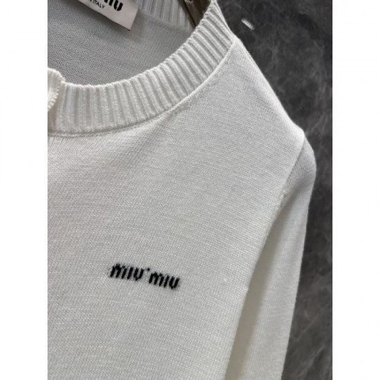 MIU MIU Pullover knit 2024FW Popular every season MIU MIU Pullover knit 2024FW Popular every season