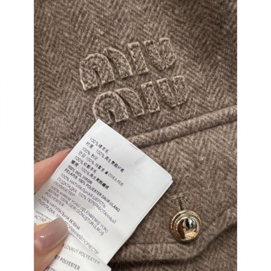 MIU MIU Miu Miu Blouson Coat 2024FW Fall/Winter New Miracle Restock MIU MIU Miu Miu Blouson Coat 2024FW Fall/Winter New Miracle Restock
