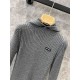 MIU MIU Pullover knit 2024FW Comfortable size MIU MIU Pullover knit 2024FW Comfortable size