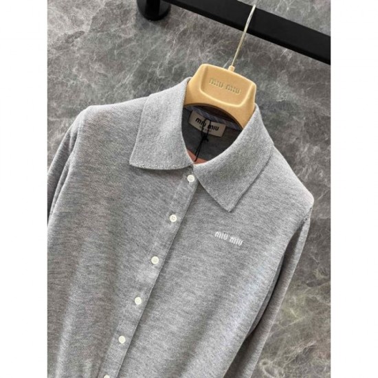 MIU MIU Knit Cardigan 2024FW Highly conspicuous new item MIU MIU Knit Cardigan 2024FW Highly conspicuous new item