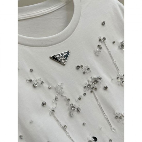 2024SS Long Sleeve T-shirt PRADA Popular among fashionable people 2024SS Long Sleeve T-shirt PRADA Popular among fashionable people