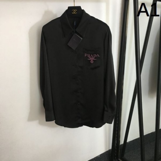 2024SS long sleeve shirt PRADA Prada easy to style 2024SS long sleeve shirt PRADA Prada easy to style