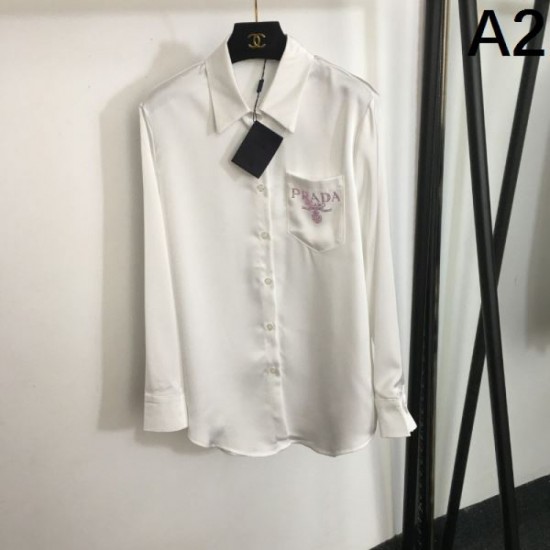 2024SS long sleeve shirt PRADA Prada easy to style 2024SS long sleeve shirt PRADA Prada easy to style