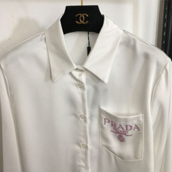 2024SS long sleeve shirt PRADA Prada easy to style 2024SS long sleeve shirt PRADA Prada easy to style