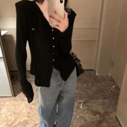 2024SS pullover knit PRADA Prada design with outstanding impact