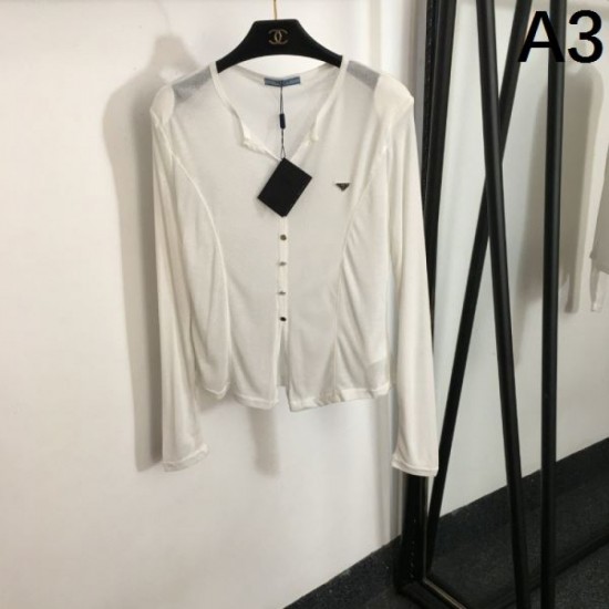 2024SS pullover knit PRADA Prada design with outstanding impact 2024SS pullover knit PRADA Prada design with outstanding impact