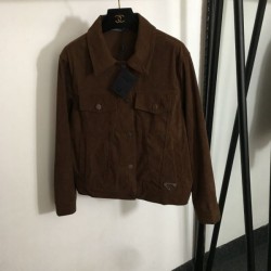 PRADA Prada denim shirt 2024FW nice design not in stock brand