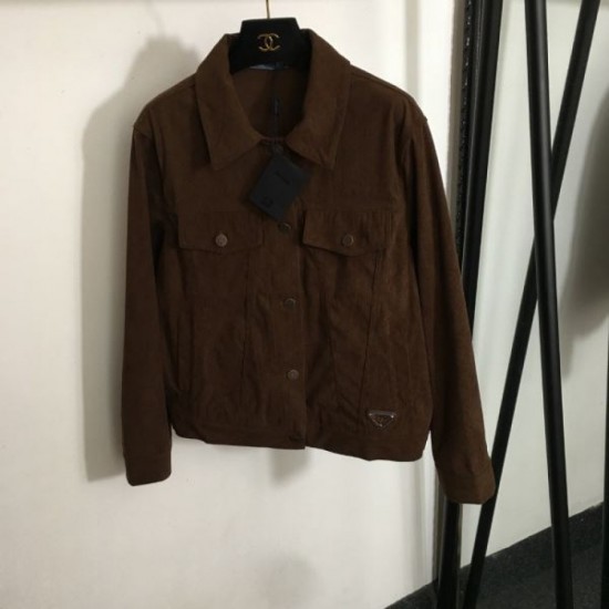 PRADA Prada denim shirt 2024FW nice design not in stock brand PRADA Prada denim shirt 2024FW nice design not in stock brand