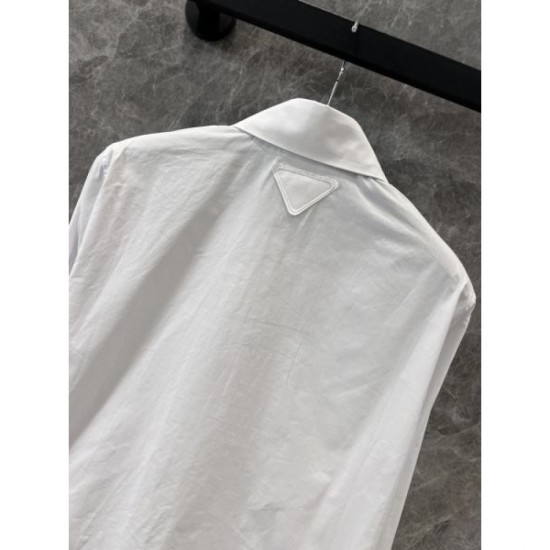 PRADA Prada long sleeve shirt 2024FW Eye-catching style this winter PRADA Prada long sleeve shirt 2024FW Eye-catching style this winter
