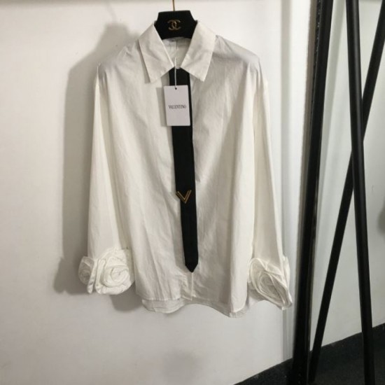VALENTINO Denim shirt 2024FW super popular model in stock VALENTINO Denim shirt 2024FW super popular model in stock