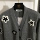 VALENTINO Knit Cardigan 2024FW Latest Autumn/Winter Released Overseas VALENTINO Knit Cardigan 2024FW Latest Autumn/Winter Released Overseas