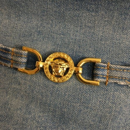 VERSACE Versace Denim Shirt 2024FW Half Price SALE Hard to Get VERSACE Versace Denim Shirt 2024FW Half Price SALE Hard to Get